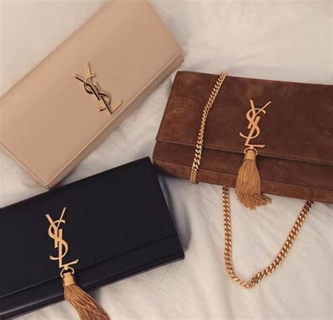 ysl clutch tan|st laurent clutch bag.